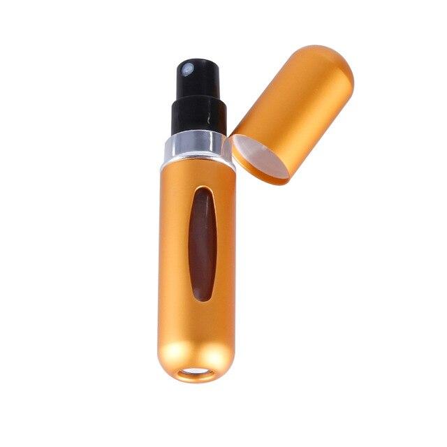 Mini Garrafinha Para Transporte de Perfume Utilidades 30 Mega Indico Matte Gold 