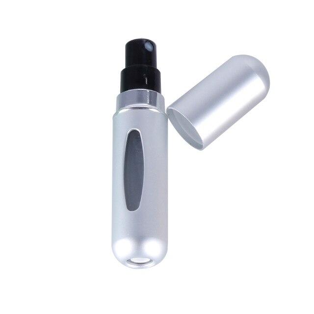 Mini Garrafinha Para Transporte de Perfume Utilidades 30 Mega Indico Matte Silver 