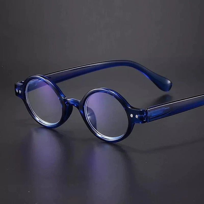 Oculos De Grau Para Leitura - Retrô Basic Óculos 29 Mega Indico 0 Azul 