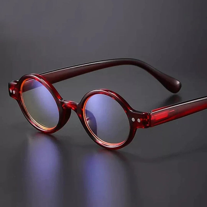 Oculos De Grau Para Leitura - Retrô Basic Óculos 29 Mega Indico 0 Vermelho 