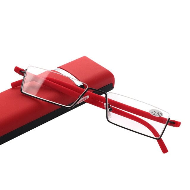 Óculos de Leitura - Compacto Mega Indico +1.00 Vermelho 
