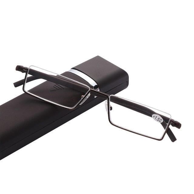 Óculos de Leitura - New Compacto Mega Indico +1.00 Marrom 