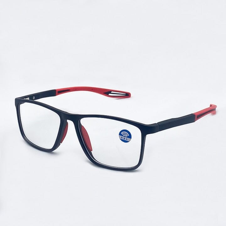 Óculos de Leitura - Style Mega Indico 0 Preto Vermelho 