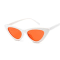 Óculos de Sol Cat Classic Fashion 2022 Feminino Óculos 010 Mega Indico Branco/Vermelho 