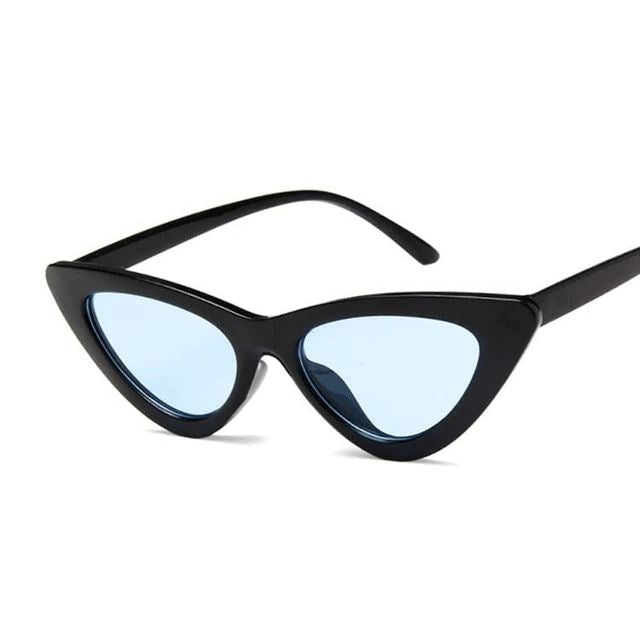 Óculos de Sol Cat Classic Fashion 2022 Feminino Óculos 010 Mega Indico Preto/Azul 