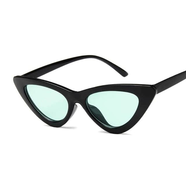 Óculos de Sol Cat Classic Fashion 2022 Feminino Óculos 010 Mega Indico Preto/Verde 