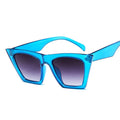 Óculos de Sol Cat Style Feminino Acessórios ópticos Mega Indico Azul 