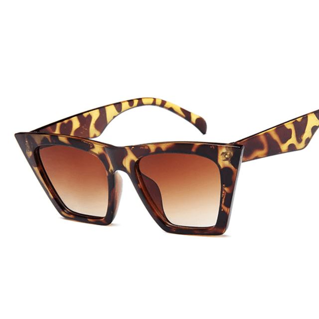 Óculos de Sol Cat Style Feminino Acessórios ópticos Mega Indico Leopardo 