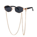Óculos de Sol Charming Feminino Óculos 12 Mega Indico Dourado/Preto 