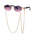 Óculos de Sol Charming Feminino Óculos 12 Mega Indico Dourado/Roxo 
