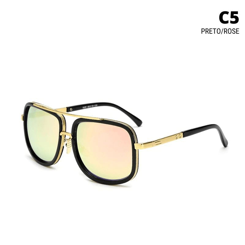 Óculos de Sol Class Elegance Masculino Óculos Mega Indico C5 
