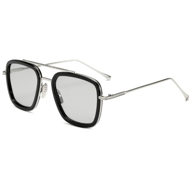 Óculos de Sol Stark Edition Óculos 07 Mega Indico Prata/Cinza 