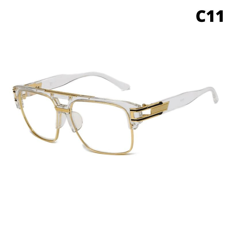 Óculos de Sol Trend Fashion 2022 - Masculino Óculos 15 Mega Indico C11 