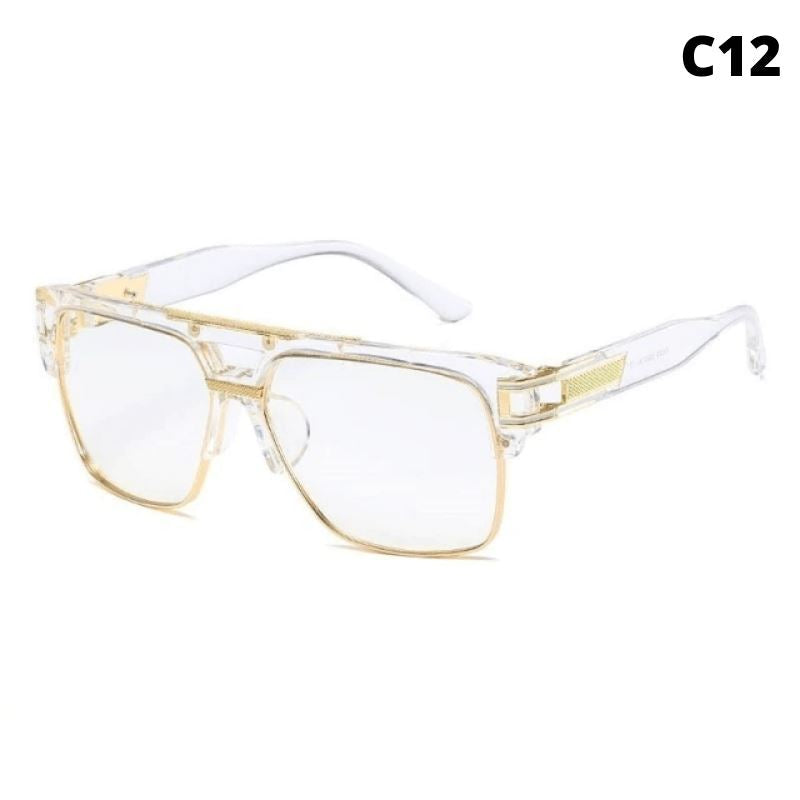 Óculos de Sol Trend Fashion 2022 - Masculino Óculos 15 Mega Indico C12 