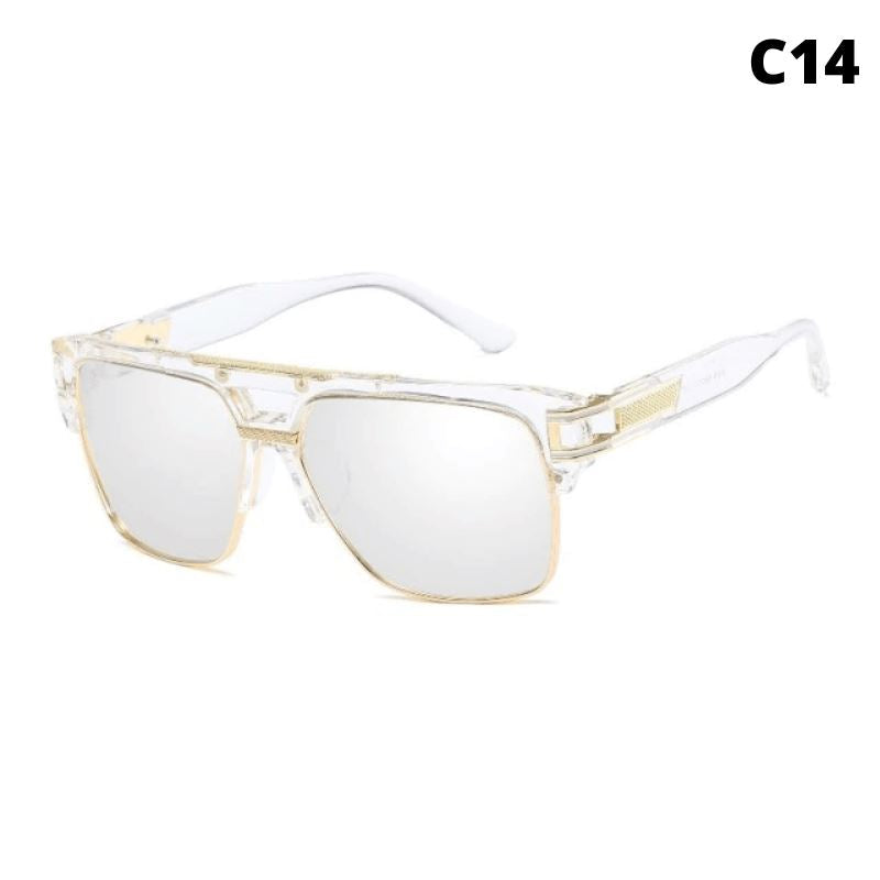 Óculos de Sol Trend Fashion 2022 - Masculino Óculos 15 Mega Indico C14 