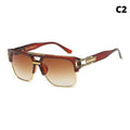 Óculos de Sol Trend Fashion 2022 - Masculino Óculos 15 Mega Indico C2 